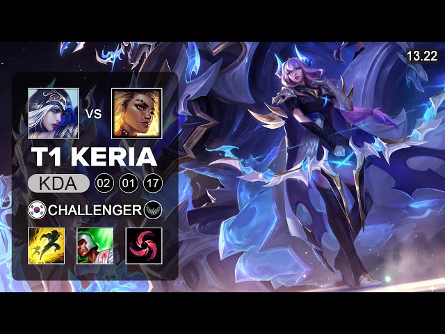 Keria Ashe Support - KR Challenger - Patch 13.22 Season 13