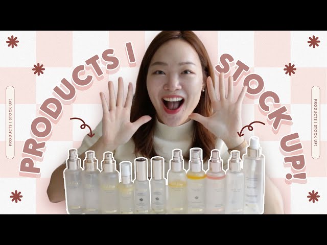 Products I STOCK UP ON!! (Because I actually use every single bottle of them...teehee)