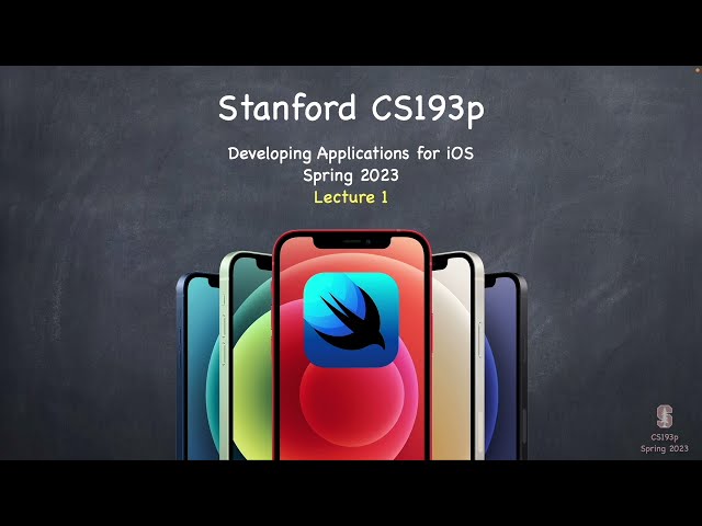 Lecture 1 | Stanford CS193p 2023