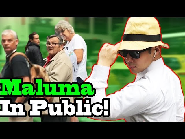 MALUMA - "El Prestamo" - SINGING IN PUBLIC!!