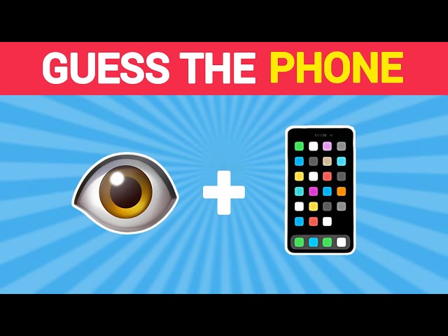Guess The Phone By Emoji📱| QUIZ BOMB