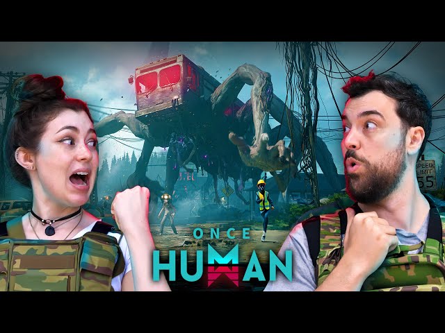 Husband & Wife play new SUPERNATURAL crafting/survival game (Once Human)