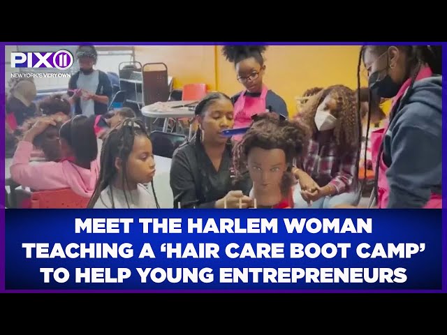 Harlem woman teaches hair care to young people
