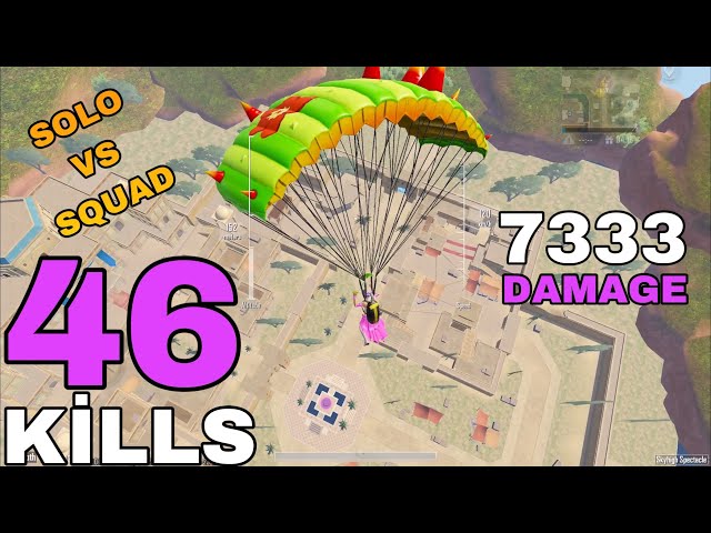 46 KİLLS!!😱| MY NEW WORLD KİLLS AND DAMAGE💯 RECORD in SKYHIGH MODE | “ONE MAN SQUAD” | PUBG MOBİLE