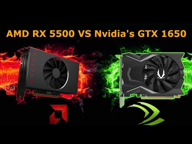 AMD's RX 5500 Series Vs Nvidia's GTX 1650