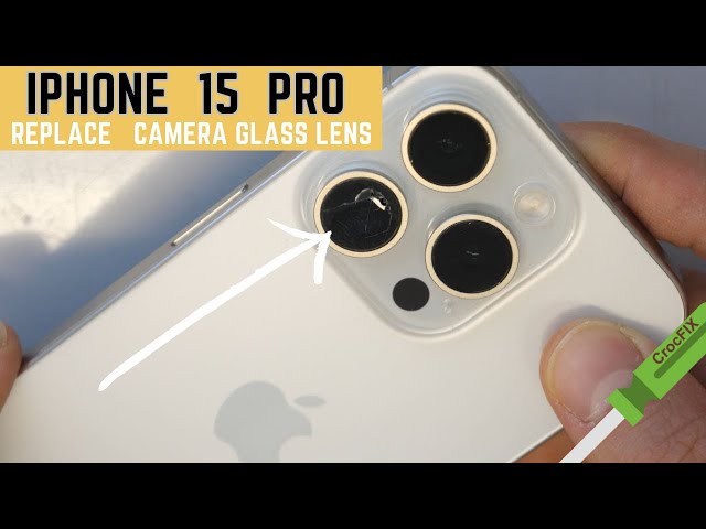Repair CAMERA Glass Lens on iPhone 15 PRO / How to video