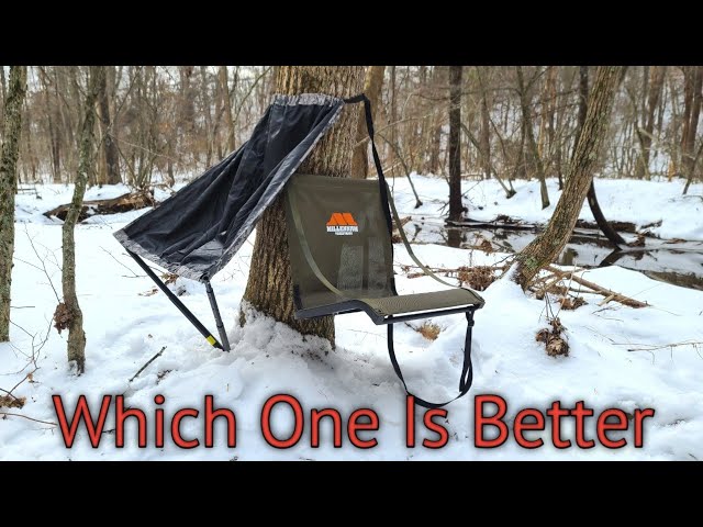 Fanatic Outdoors Low Down Hunting Seat Versus Millennium Treestands M300 Tree Seat