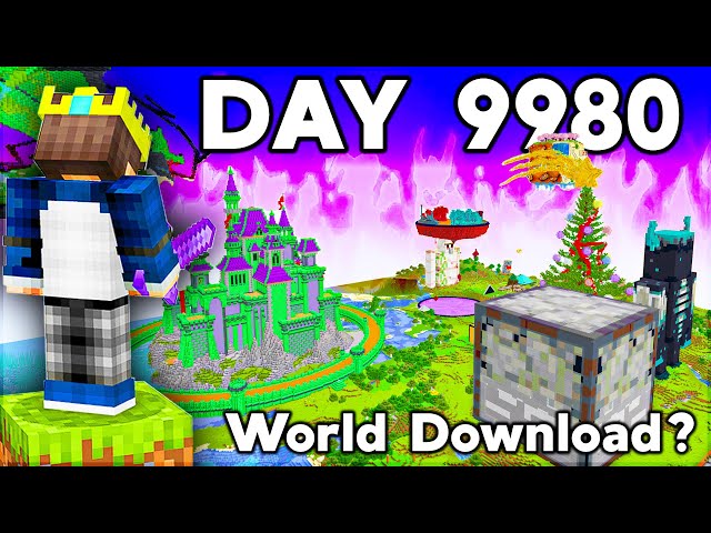Day - 9980 In Minecraft Hardcore | World Download?
