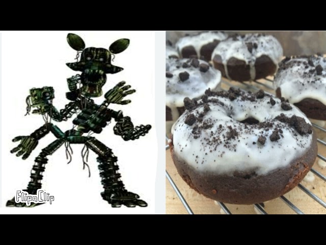 FNAF 3 CHARACTERS AND THEIR FAVORITE DOUGHNUTS