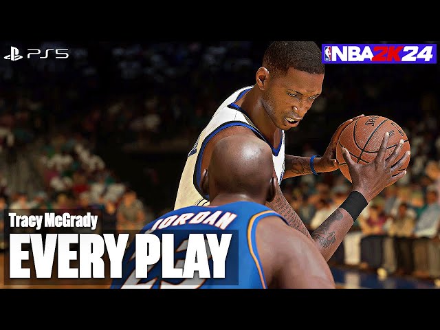 Tracy McGrady Highlights vs Michael Jordan (Wizards) | NBA 2K24 | PS5 Gameplay