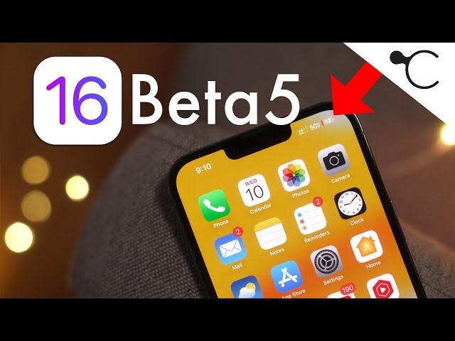 iOS 16 Beta 5: Battery percentage...a work in progress...