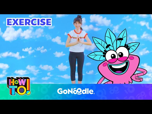 How to Salute to The Sun | Yoga for Kids | Beginners Yoga | GoNoodle