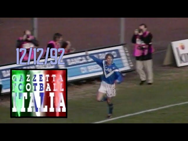 Brescia v Genoa ALL the Goals 12th Dec 1992 FULL Highlights | Gazzetta Football Italia Rewind