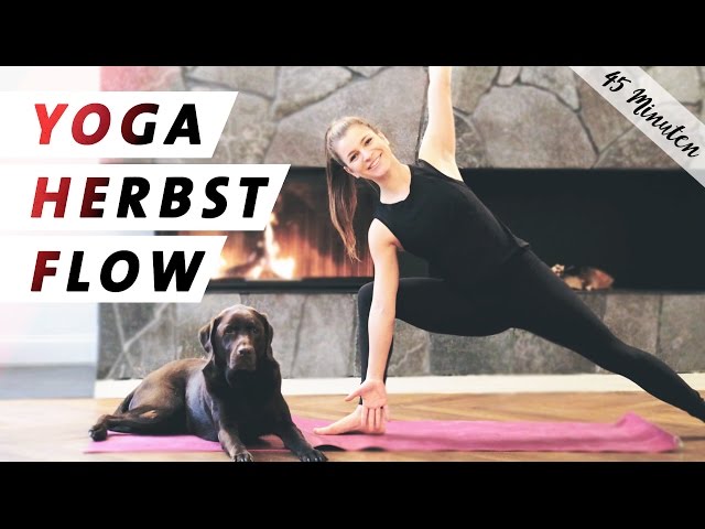 Yoga Vinyasa Flow | Fit, Energiegeladen und Geerdet durch den Herbst | Komplettes Yoga Programm