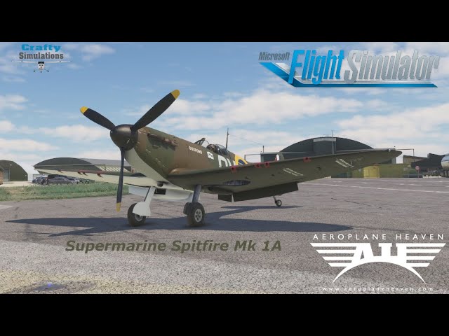 CraftySimulations | Aeroplane Heaven Spitfire Mk1A | Display flight