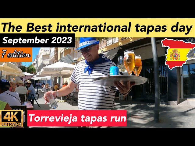 Torrevieja spain/international tapas day torrevieja alicante Costa Blanca spain 🇪🇸