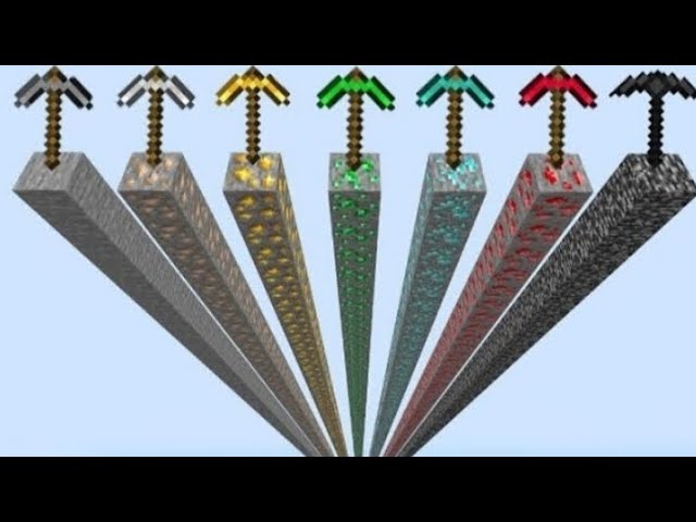 WHICH MINECRAFT PICKAXE IS THE FASTEST ?
