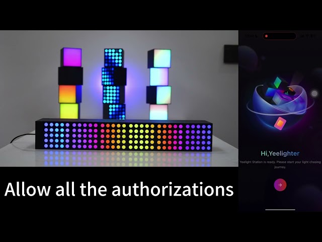 Yeelight Cube | Connect your cube with Yeelight Station on Android Devices