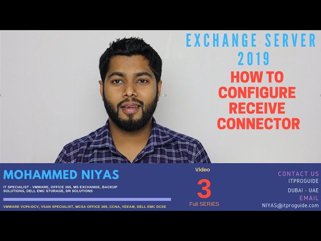 How to configure Receive connector in Exchange Server 2019 | Step by Step | All Methods | video 3