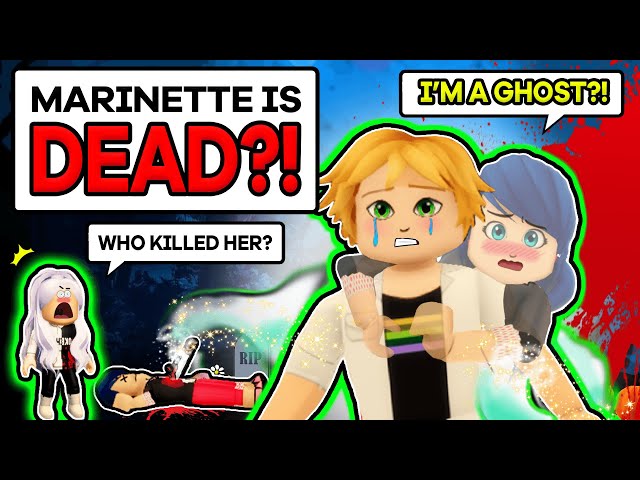 LADYBUG DIES & BECOMES A GHOST ON HALLOWEEN (MIRACULOUS ROBLOX HALLOWEEN RP)