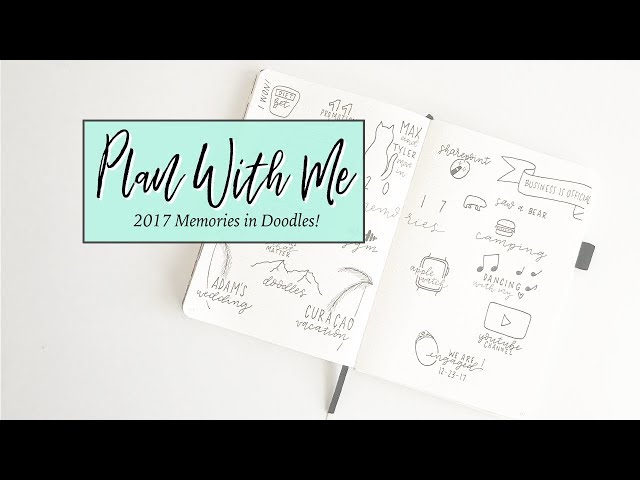 Plan With Me | Doodling My 2017 Memories in my Bullet Journal + I'm Engaged!
