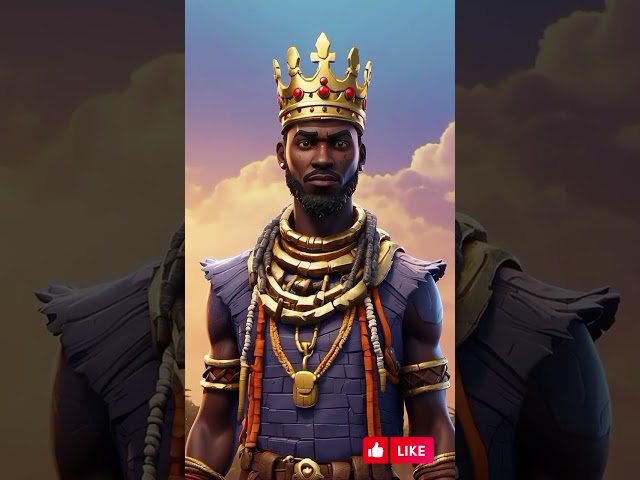 What a African King would look like if it were a character in Fortnite