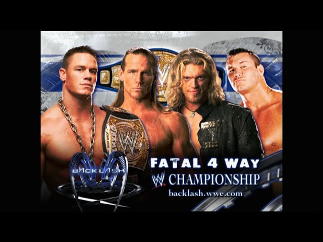 Story of John Cena vs. Shawn Michaels vs. Edge vs. Randy Orton