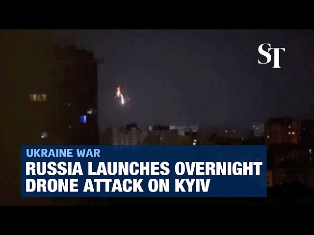 Russia launches overnight drone attack on Kyiv