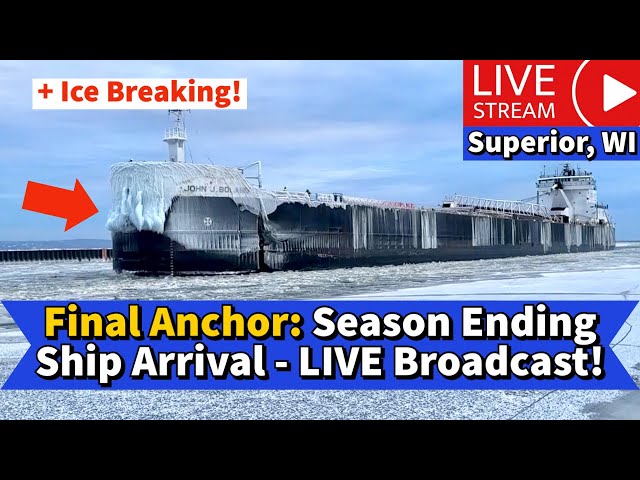 ⚓️Final Anchor: Season Ending Ship Arrival - LIVE Broadcast!