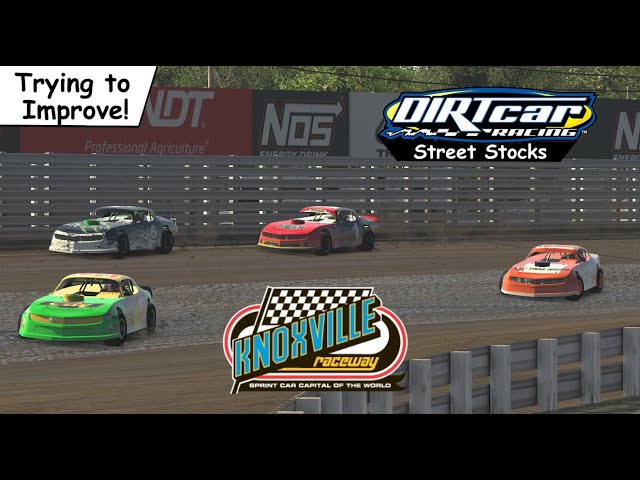 iRacing - Dirt Street Stocks - Knoxville - Trying To Improve!