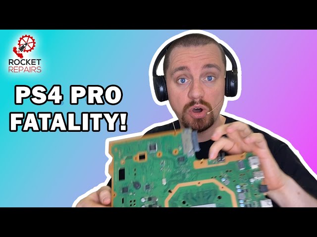 PS4 Pro repair - Another self clean gone wrong! Let's Fix it!