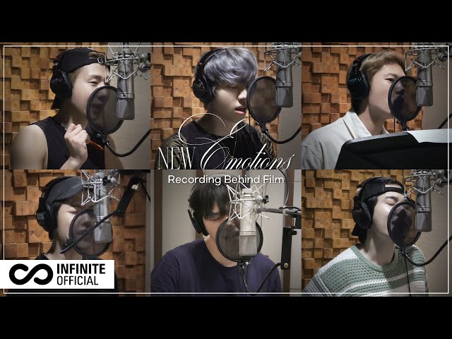 [Behind Film] INFINITE(인피니트) 'New Emotions' 녹음 현장(Recording) (ENG)