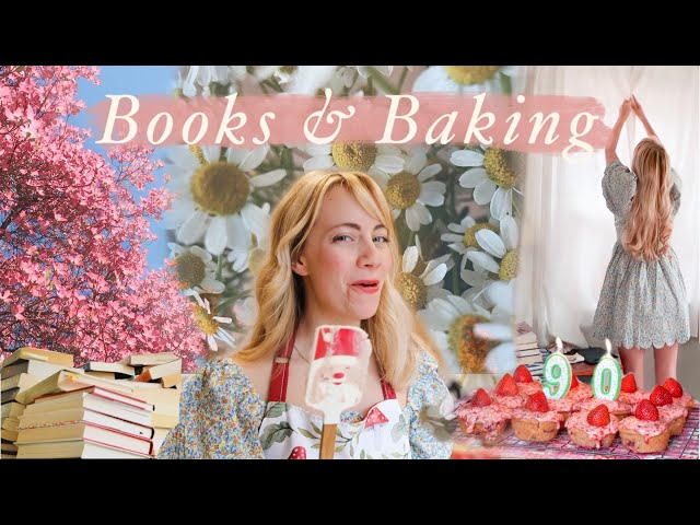 Reading weekend alone 📚 3 books, girly chats & strawberry cupcake baking fail cozy vlog