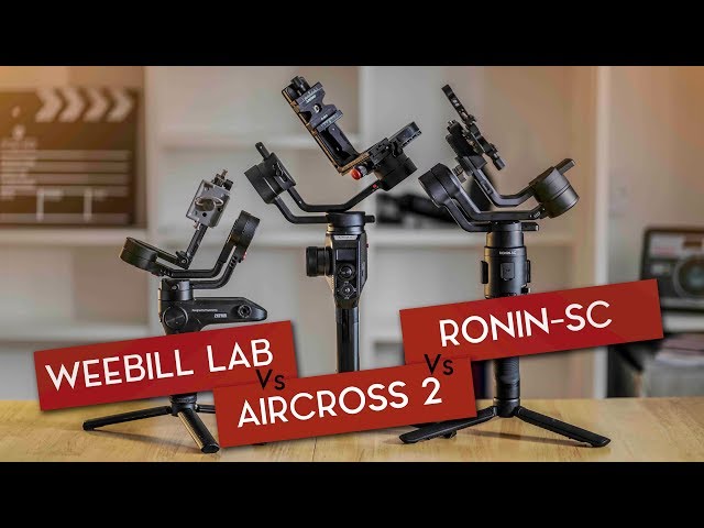 Moza Aircross 2 Vs Ronin SC Vs Zhiyun Weebill Lab - Ultimate Small Gimbal Comparison!