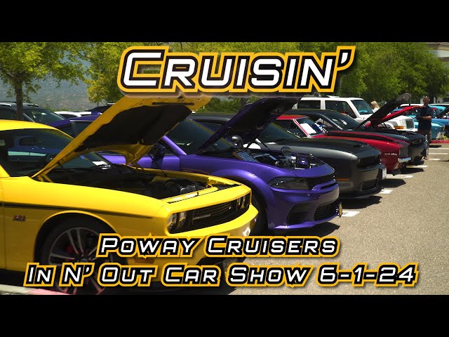 Poway Cruisers Car Show at In N' Out
