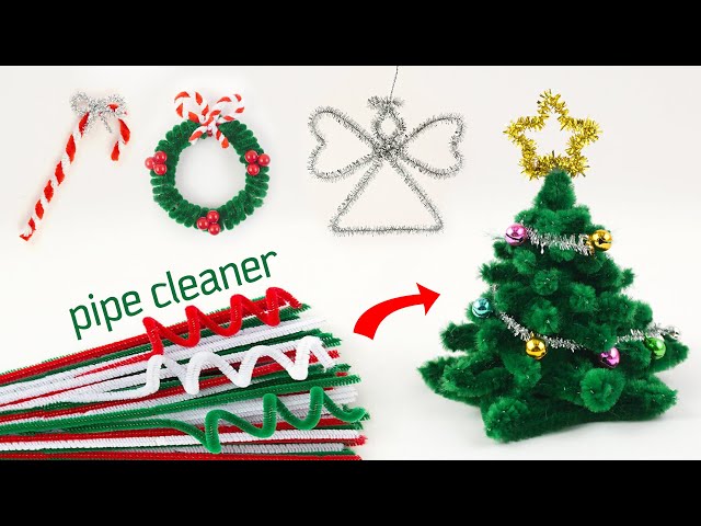 4 Amazing Christmas Decor Ideas with PIPE CLEANER |Pipe Cleaner Crafts |Christmas Decor Ideas