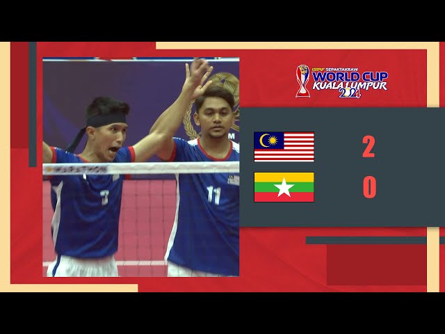 Sorotan Perlawanan: Malaysia 2 - 0 Myanmar | Beregu | ISTAF World Cup 2024