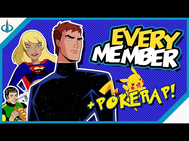 The Legion of Super-Heroes: ALL MEMBERS + Pokerap! (DCAU)