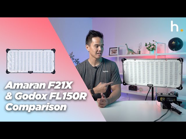 Aputure Amaran F21X Bi-Colour LED Flexible Mat | Unboxing & Review With Godox FL150R Comparison