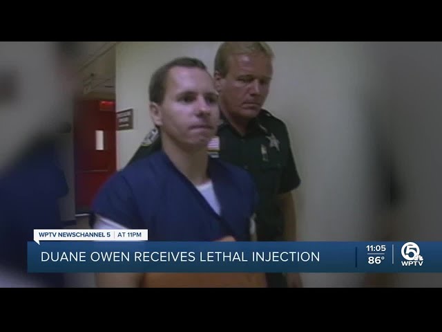 Duane Owen dies by lethal injection
