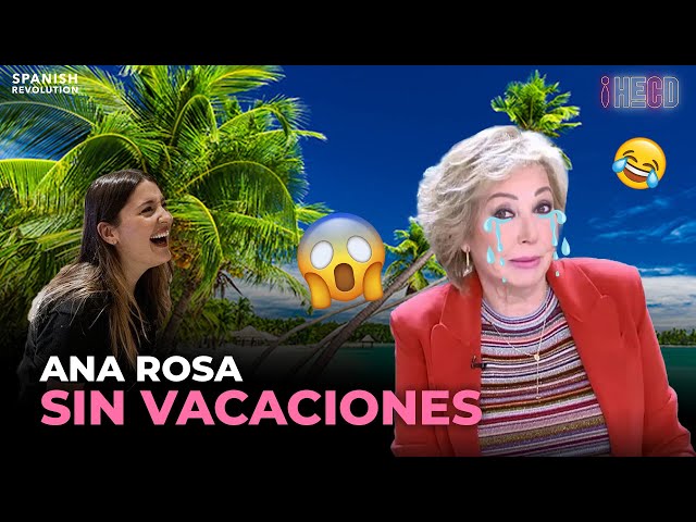 ¡Ana Rosa se queda sin vacaciones! ¡Pobres ricos!