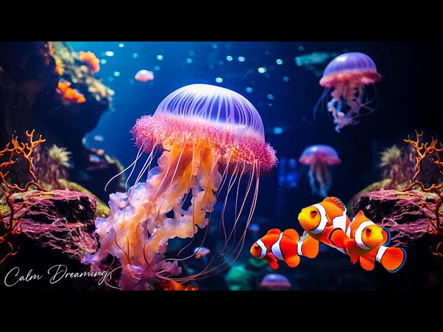 Jellyfish Aquarium • Healing of Insomnia, Stress, Anxiety and Depression • MELATONIN RELEASE #1