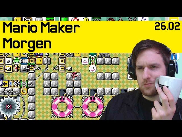 26.02 | Eine verdammte funktionierende Slotmachine! O_o | Mario Maker Morgen
