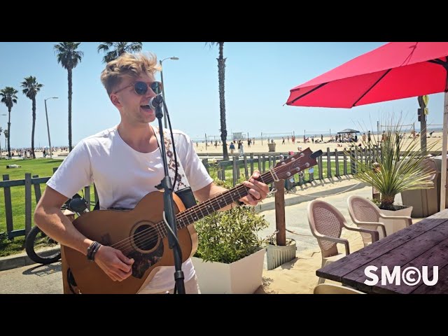 Louis Thomass Lights Up Santa Monica Beach with Live Performance