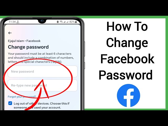 How To Change Password on Facebook 2024 | Change Facebook Password