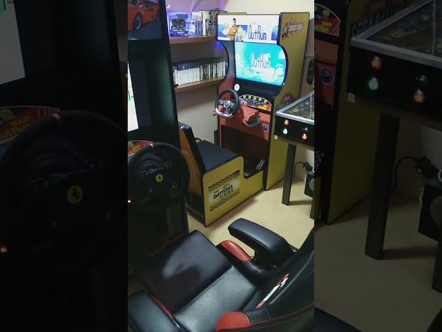 The best retro arcade in a small space? Arcade1up, Racing, and more! #Shorts