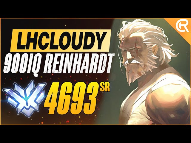 BEST OF LHCLOUDY - 900IQ REINHARDT GOD | Overwatch LHCloudy Montage