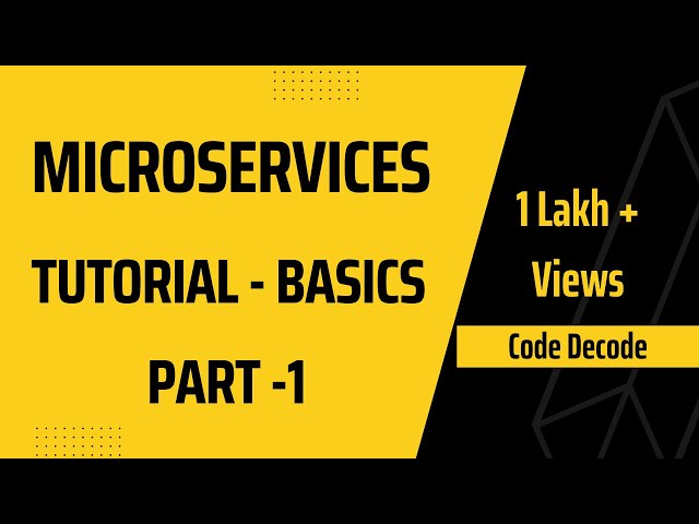 Microservices Basics Tutorial | Spring boot | Interview Questions and Answers | Part-1 | Code Decode
