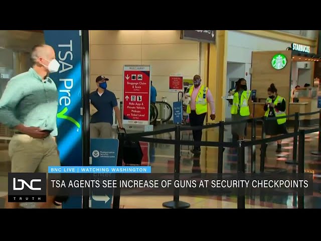TSA Agents See Increase of Guns at Security Checkpoints