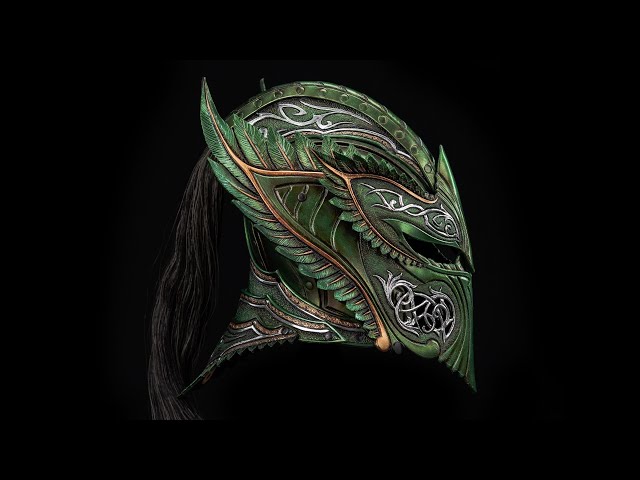 How I Built The Elven Lord Leather Helmet